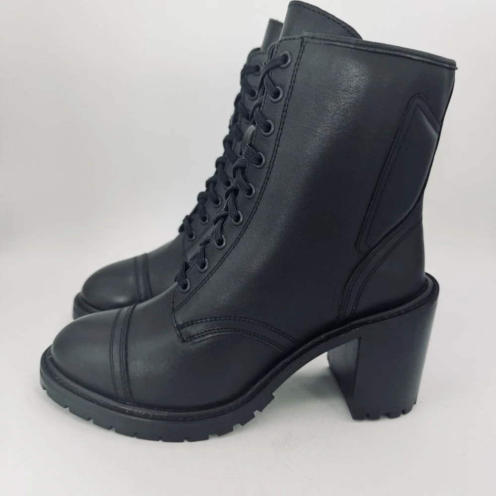 Thursday‎ Boot Co. Rebel Boots Women's Size 8.5 Black Leather